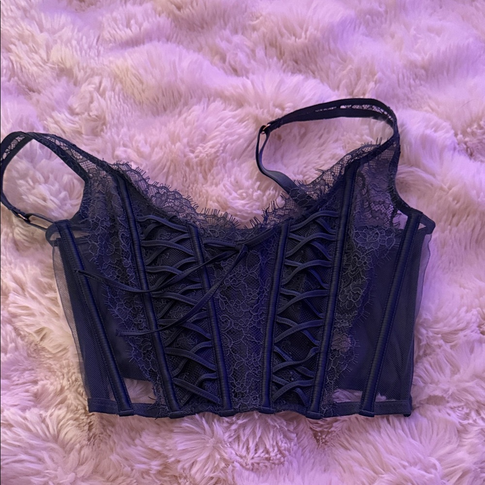 Victoria's Secret Navy Lace Bra